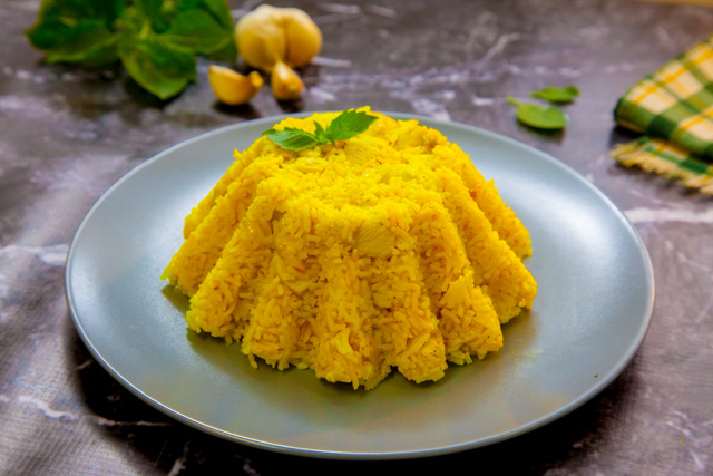 ارز بنكهة الشيش طاووق