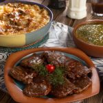 ارز معمر - ملوخية - لحم انتركوت