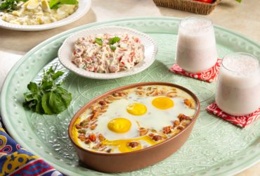 طاجن-فول-بالسجق-والبيض