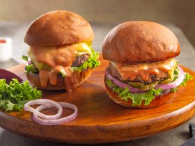 برجر -المطاعم -بحشو-الجبن