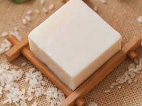 صابونة-الارز-لعلاج-اجهاد-البشرة