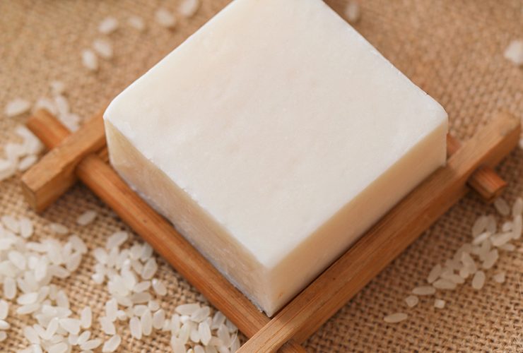 صابونة-الارز-لعلاج-اجهاد-البشرة