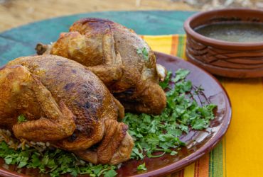 دجاج_محشي_ارز_ملوخية_خضراء_طريقة_عمل_دجاج_محشي