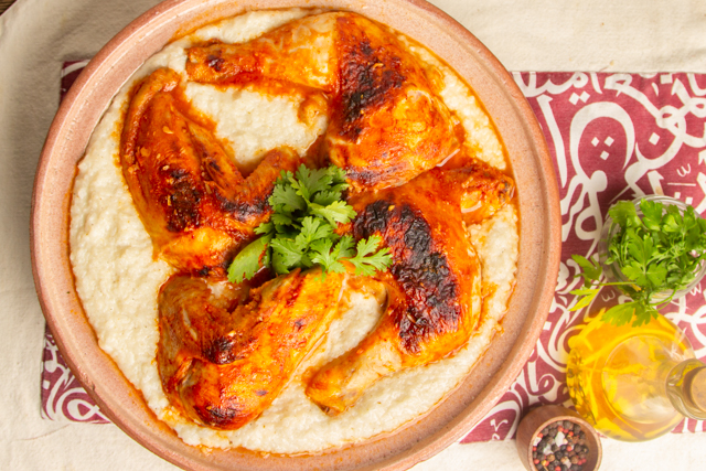 سليق بقطع الدجاج - اكلات عربية - قناة الوصفة