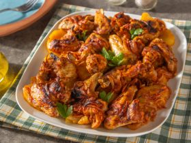 اجنحة الدجاج - الاجنحة بالبطاطس - اكلة موفرة - افكار لاكلات موفرة