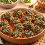 كباب السبانخ - كباب الخضار - اكلات بدون لحم او فراخ - اكلات عربية - اكلات بالسبانخ - قناة الوصفة