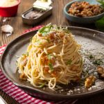 مكرونة بالانشوجه - مكرونة سريعة - وصفات مكرونة مختلفة - وصفات بالانشوجه - قناة الوصفة