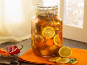 مخلل - ليمون - سريع - تخليل - الليمون - ليمون -بالعصفر - قناة - الوصفة