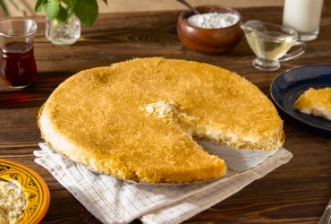 كنافة - بالكريمة - كنافة - بالقشطة - اسرع - اسهل - كنلفة - قناة - الوصفة