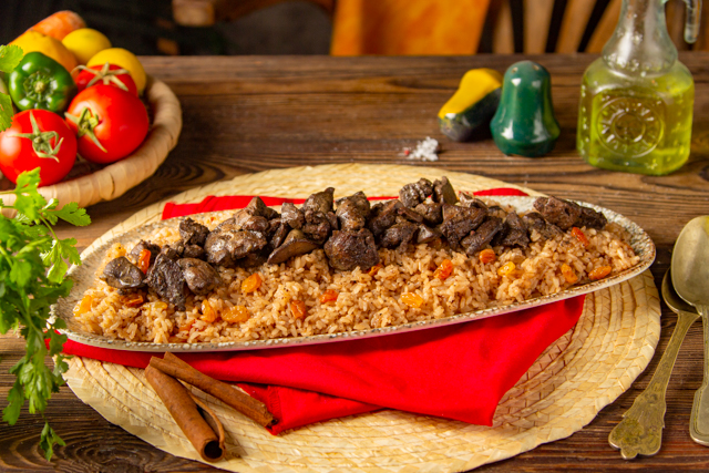 ارز بالكبد - ارز بالخلطة - ارز لعزومات رمضان - افكار للعزومات - فاطمة - زكريا - قناة الوصفة