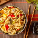 مكرونة - آسيوية - فراخ - طريقة - مختلفة -للمكرونة - اكلات- سريعة - المغتربين -