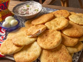 خبز - البكاكين - خبز - للسحور - او - للفطار - عيش - سهل - وسريع - طريقة - عمل - عيش - - بيتي - الوصفة