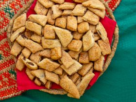 كعب الغزال - قراقيش العيد - القراقيش بالعجوة - قراقيش سادة - وصفات عيد الفطر - وصفات ام احمد - قناة الوصفة