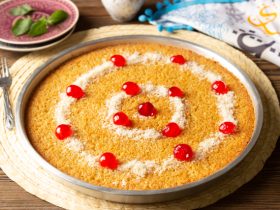 بسبوسة - مرملة - بسبوسة العربيات - بسبوسة خطيرة - حلويات شرقية - قناة الوصفة