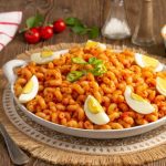 مكرونة بالصلصة الحمرا - مكرونة بالصلصة - مكرونة