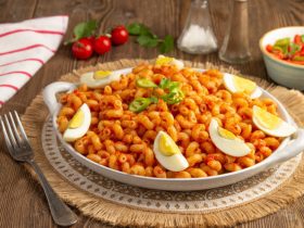 مكرونة بالصلصة الحمرا - مكرونة بالصلصة - مكرونة