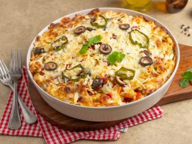 مكرونة البيتزا - مكرونة سريعة - مكرونة بطعم البيتزا - اكلات سريعة