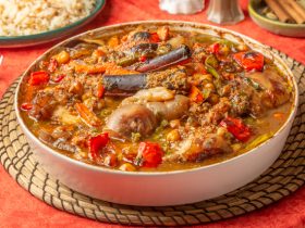 طاجن الكوارع المتدلع - طاجن كوارع بالديمي جلاس - وصفات عيد الاضحى