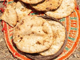 عيش الفتة - طريقة خبز الفتة الفلاحي - عيش ام احمد