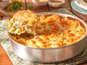 صينية مكرونة بالبشاميل - مكرونة بالبشاميل