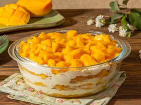 قنبلة مانجو - كيك المانجو البارد - حلو سريع