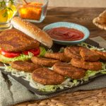 برجر العدس - برجر بدون لحم - برجر اقتصادي بالعدس