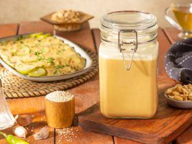 طحينة خام بيتي - طريقة الطحينة البيتي - طحينة بالسمسم والسوداني