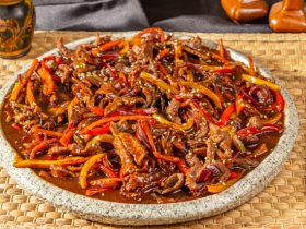 بيف صيني - طريقة عمل اكلات صينية - لحم بوفتيك على الطريقة الصينية