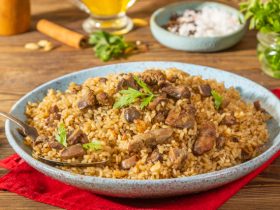 ارز بالخلطة والكبد والقوانص