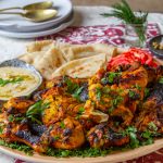 فراخ مشوية في البيت - دجاج مشوي على الفحم - طريقة عمل تتبيلة الدجاج المشوي