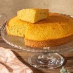 طريقة عمل كيك الذرة - البسيسة بدقيق الذرة _ اسهل طريقة للبسيسة