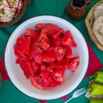 اكلات الحر - افكار لاكلات خفيفة - جبنة وبطيخ