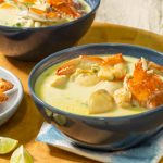 شوربة سي فود بالكريمة - شوربة سي فود بسيطة جدا