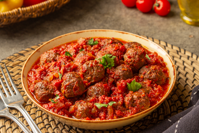 كفتة داوود باشا _ كفتة اللحم بالصلصة