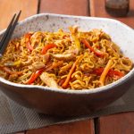 نودلز صيني _ اندومي كوري _ طريقة عمل نودلز بالدجاج والخضار