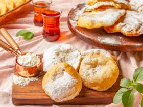 فطير بالسكر _ طريقة عمل الفطير المقلي بالسكر