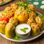 محشي_فلفل_بالارز_البسمتس_خلطة_محشي