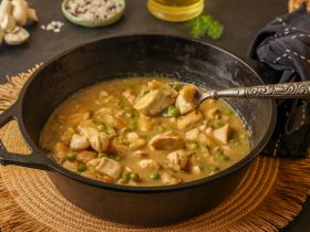 دجاج بالبسلة وصو الليمون -افكار_للدجاج_مختلفة