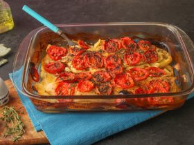 صينية سمك فيليه بالبطاطس_طريقة_فمل_سمك_فيليه