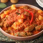 كفتة الغلة بالصلصة _ كفتة بالقمح مع الصلصة_طريقة_عمل