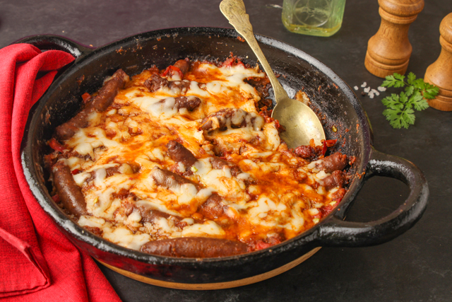 طاسة_سجق_بالجبن_طاسة_السجق