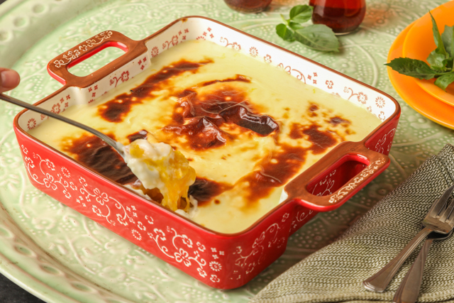 طريقة_عمل_قرع_عسل_بالبشاميل_قرع_عسلي