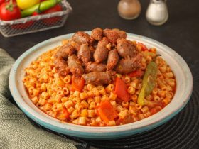 مبكبكة_السجق_طريقة_عمل_مبكبكة_سجق