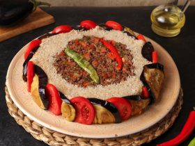 مقلوبة_فلسطينية_مقلوبة _الباذنجان