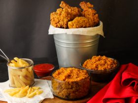 طريقة_عمل_ارز_ريزو_دجاج_مقرمش