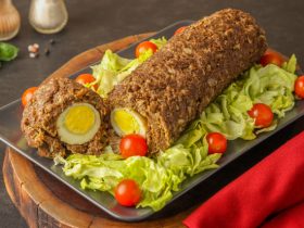 بيض اسكتلاندي _رول اللحم المفروم بالبيض_افكار_للعزومات