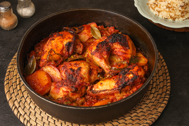 صينية_بطاطس_بالفراخ_اسهل_غذاء_طريقة_عمل_صينية_بطاطس_بالدجاج