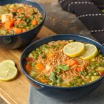 شوربة خضار_شوربة_لسان_عصفور_بالخضار_شوربة_مغذية