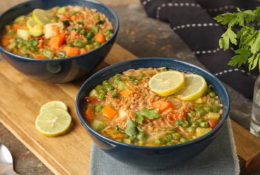 شوربة خضار_شوربة_لسان_عصفور_بالخضار_شوربة_مغذية