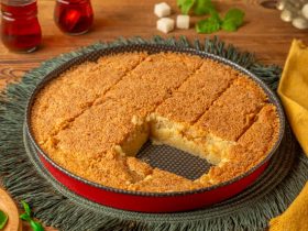 طريقة_عمل_بسبوسة_مرملة_اسهل_طريقة_للبسبوسة_شربات_البسبوسة